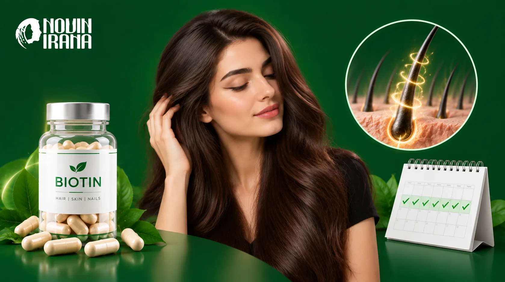 آیا قرص بیوتین باعث رشد سریع مو در یک هفته می شود؟